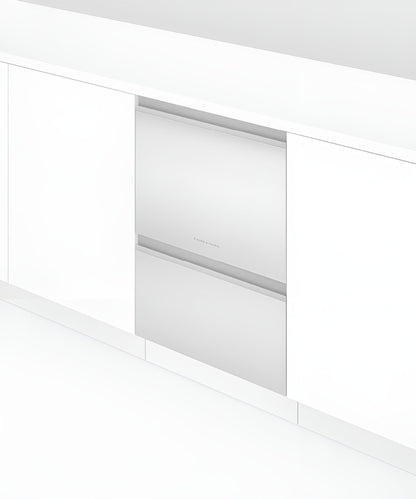 FISHER & PAYKEL DD24DT4NX9 Built-under Double DishDrawer Dishwasher, Tall, Sanitize - DD24DT4NX9-KT