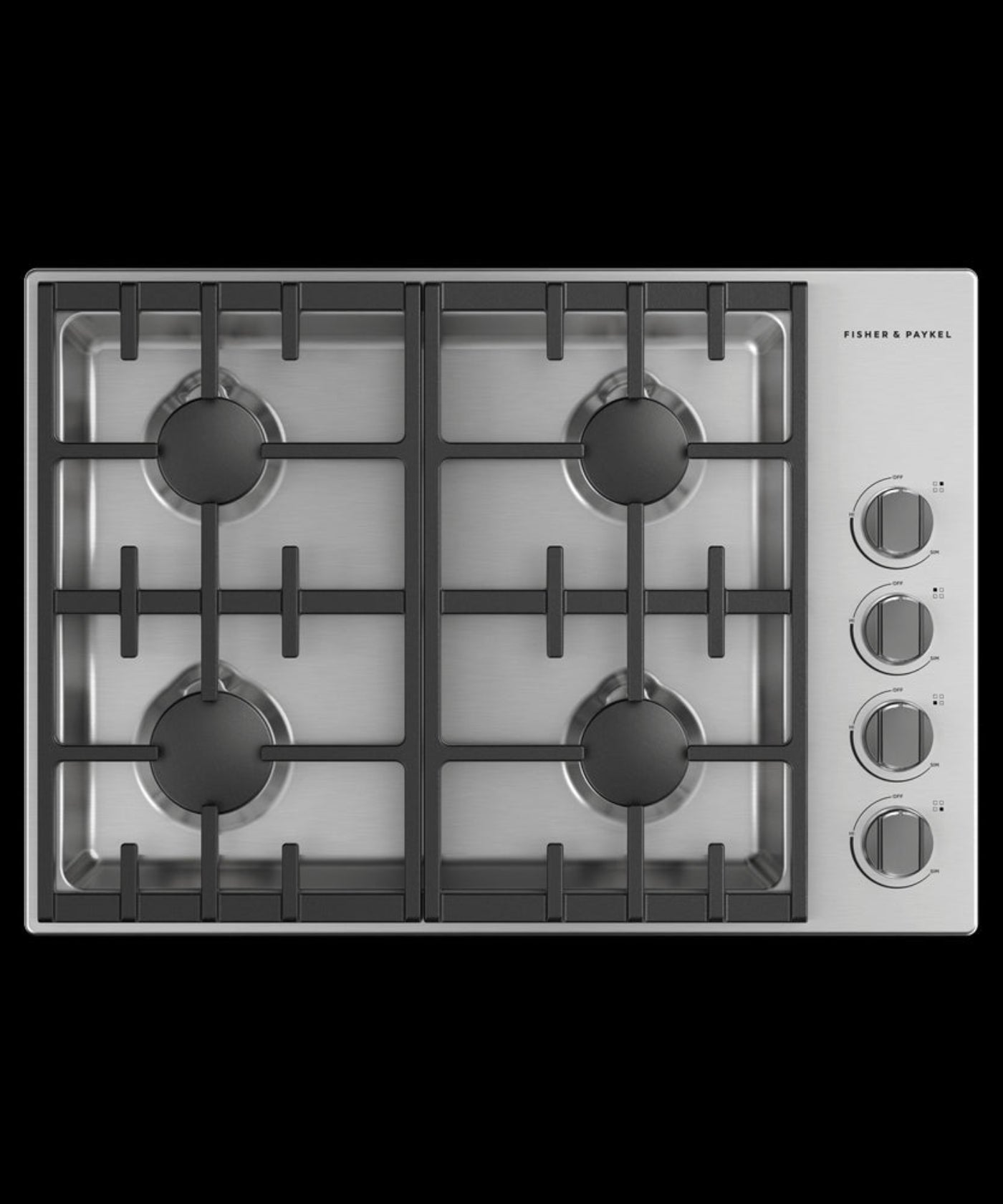 FISHER & PAYKEL CDV3304N Gas Cooktop, 30" - CDV3304N-KT