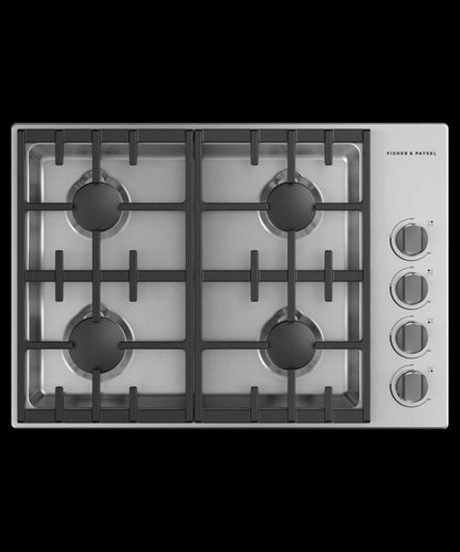 FISHER & PAYKEL CDV3304HN Gas Cooktop, 30" - CDV3304HN-KT