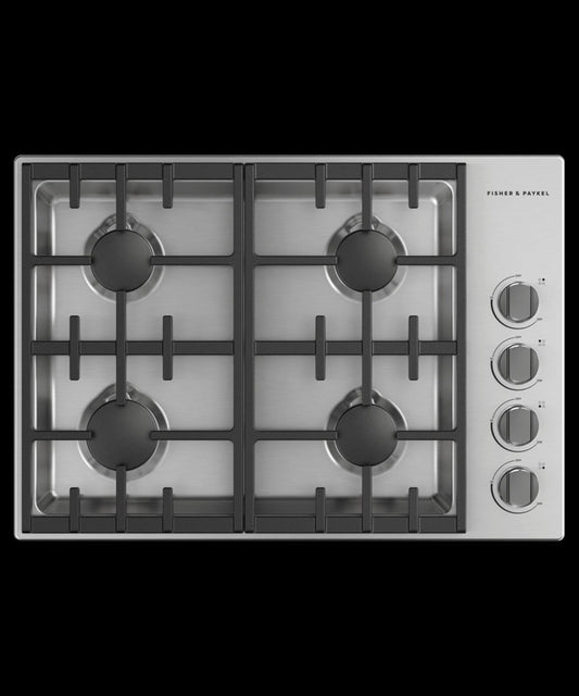 FISHER & PAYKEL CDV3304HN Gas Cooktop, 30" - CDV3304HN-KT