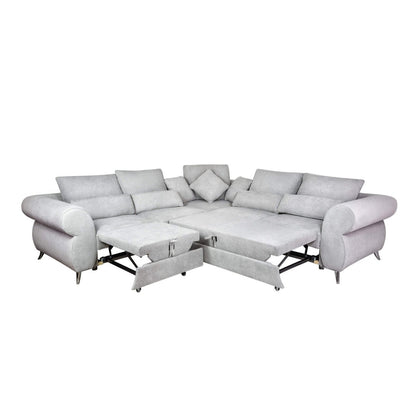 ROYAL Sleeper Sectional Sofa with storage - Backyard Provider
