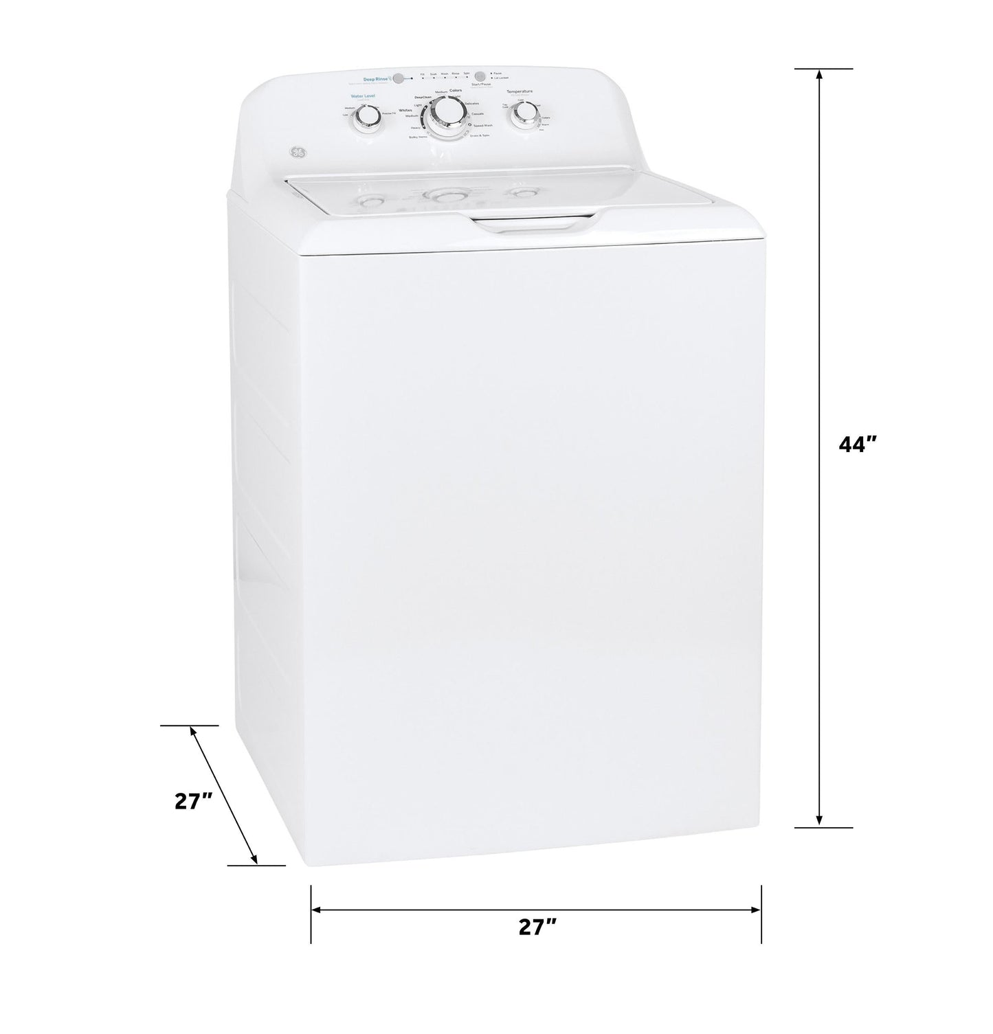 GE APPLIANCES GTW325ASWWW GE(R) 4.0 cu. ft. Capacity Washer with Stainless Steel Basket and Water Level Control&#x200B; - GTW325ASWWW-KT