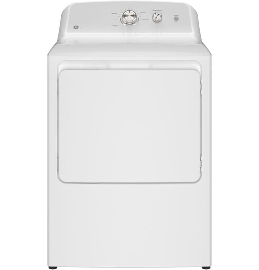 GE APPLIANCES GTD38GASWWS GE(R) 7.2 cu. ft. Capacity Gas&#x00A0;Dryer with Up To 120 ft. Venting and Reversible Door&#x200B; - GTD38GASWWS-KT