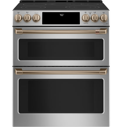 Café Front Control Electric Knobs and Handles - Brushed Bronze - CXFCEHKPMBZ-KT