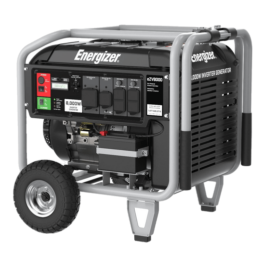 Energizer 6500W/8000W Gas Powered Electric Start Inverter Generator New eZV8000