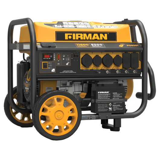 Firman P09301 9300W/11600W Remote Start Gas Generator New P09301
