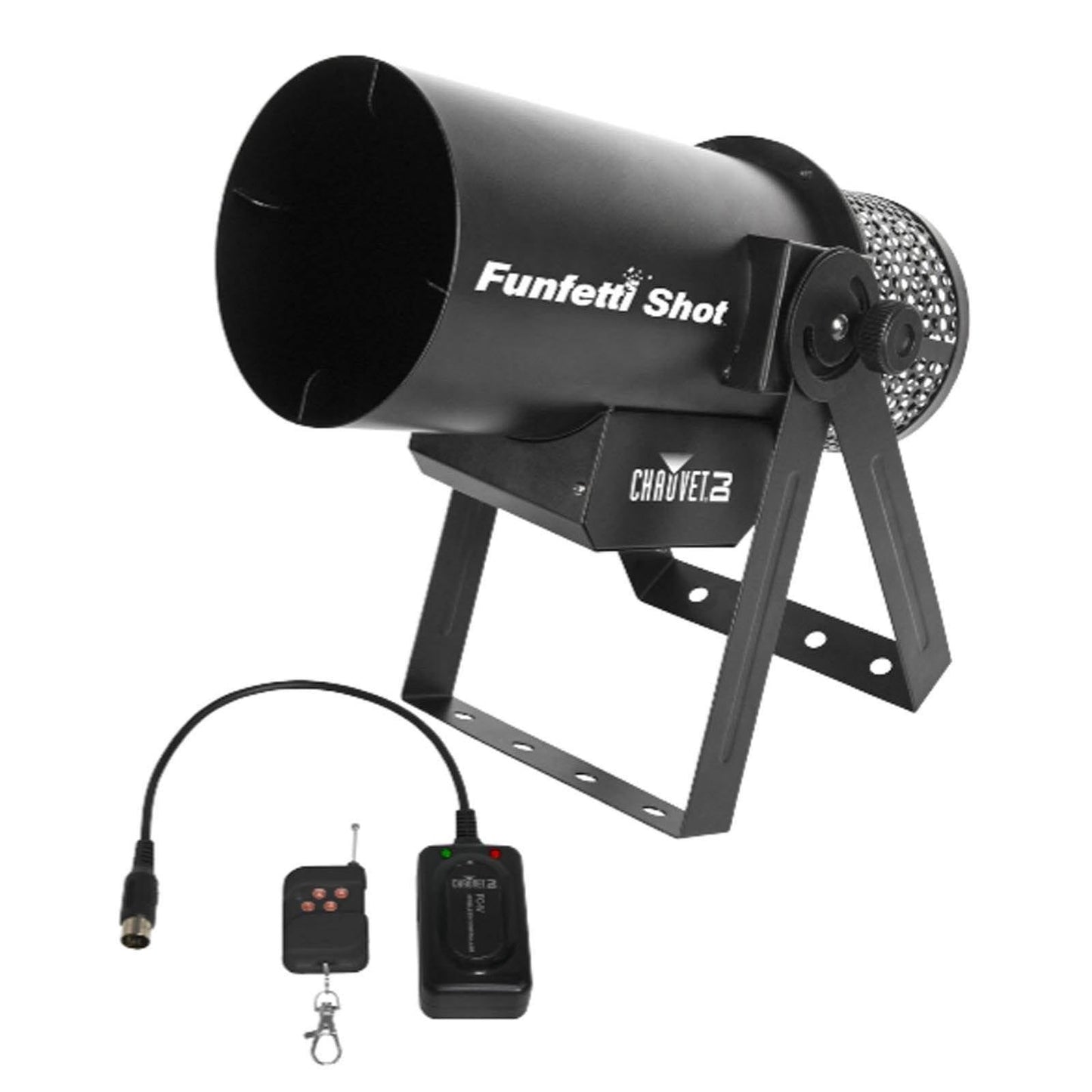 Chauvet DJ Professional Special Event Confetti Launcher and Remote (2 Pack) - 119551
