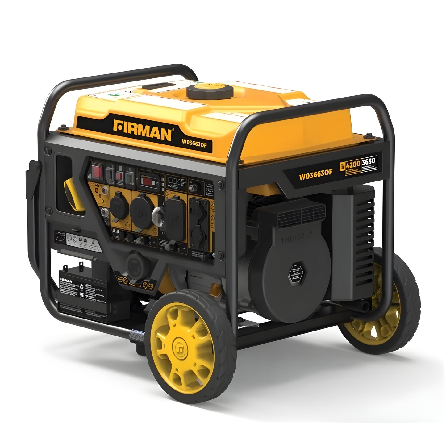 Firman W03663OF Generator 3650W/4200W 50 Amp Electric Start With CO Alert New W03663OF