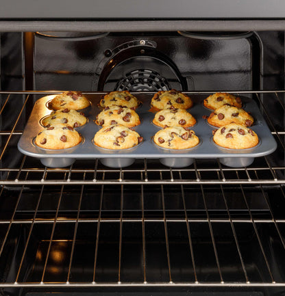 GE APPLIANCES GGS600AVFS GE(R) 30" Slide-In Front-Control Convection Gas Range with No Preheat Air Fry and EasyWash(TM) Oven Tray - GGS600AVFS-KT