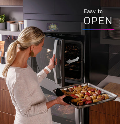 GE APPLIANCES PTD700LSNSS GE Profile 30" Smart Built-In Convection Double Wall Oven with Left-Hand Side-Swing Doors - PTD700LSNSS