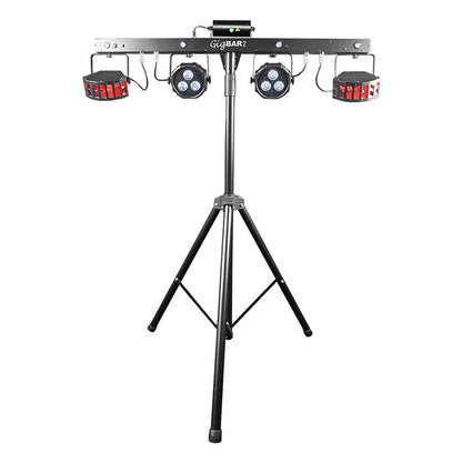 Chauvet DJ 4-in-1 LED GigBAR 2.0 Light FX System w/ Tripod+Remote+Footswitch+Bag - 141551
