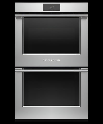 FISHER & PAYKEL OB30DPPTX1 Double Oven, 30", 8.2 cu ft, 17 Function, Self-cleaning - OB30DPPTX1-KT