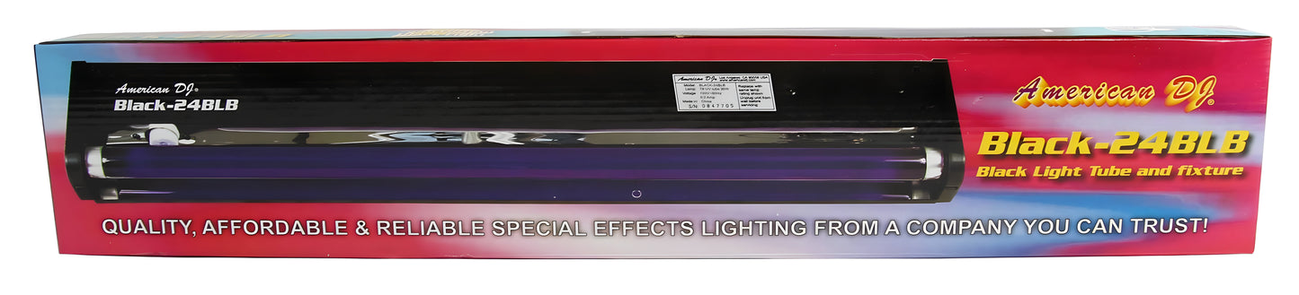 Chauvet DJ Hurricane Fog Pro Machine w/ 24" 20W Black Light Tube And Fixture - 157545