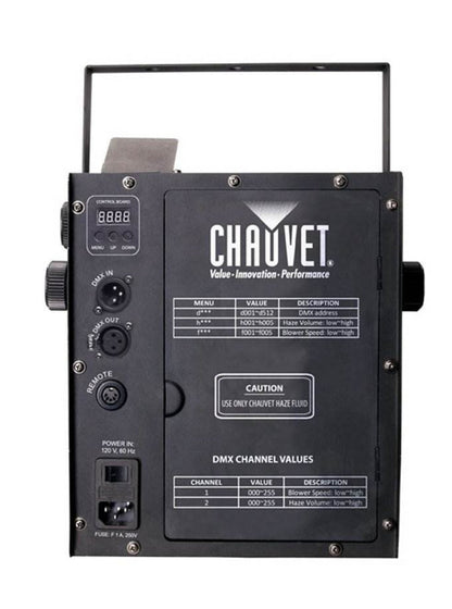 Chauvet DJ Hurricane Haze 2D Water Based Smoke/Fog Machine & Fog Juice (2 Pack) - 157622