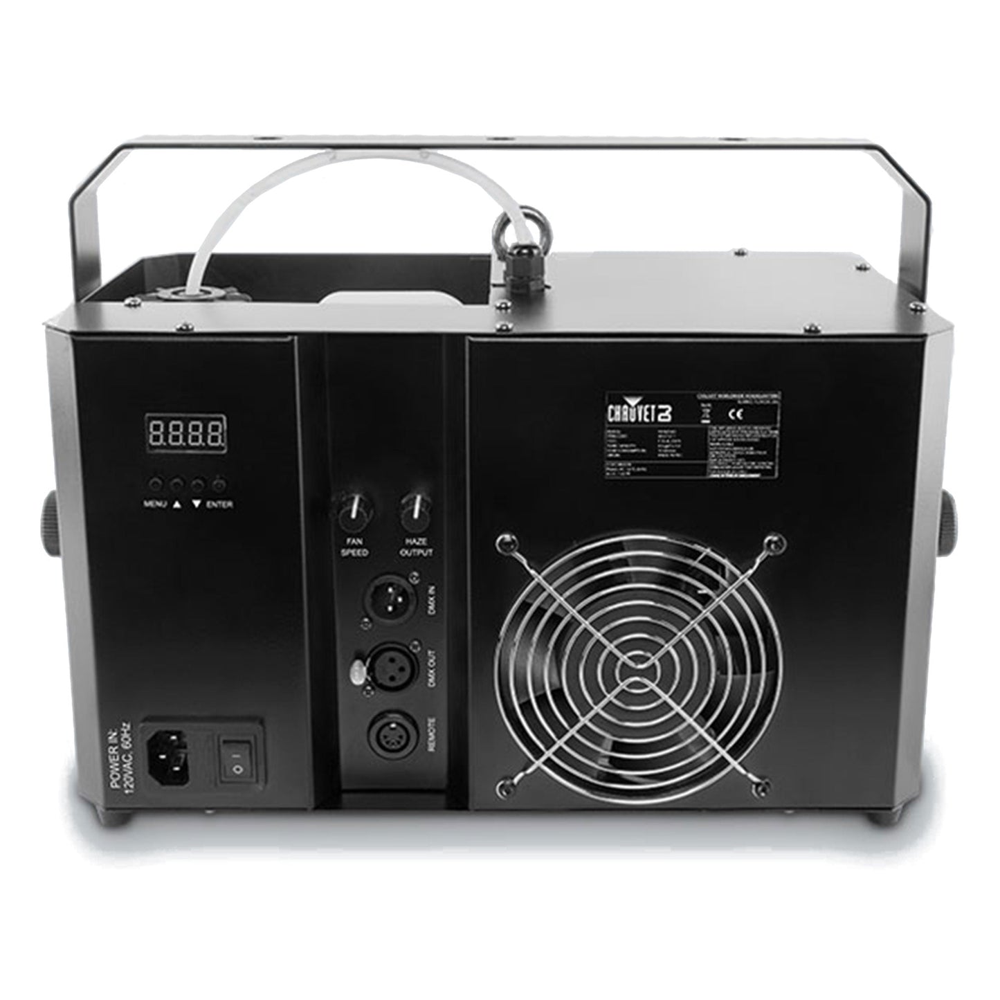 CHAUVET DJ Low Profile Hurricane Light Show 4D Hazer with Timer Remote, Black - 182531