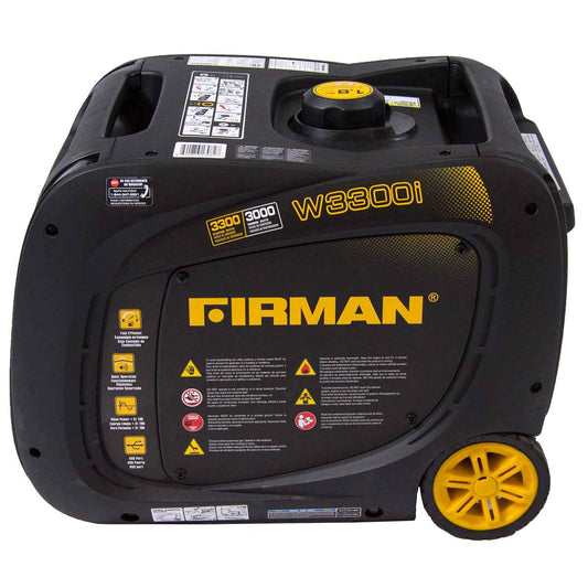 Firman W03082 3000W/3300W 30 Amp Electric Start Gas Inverter Generator New W03082