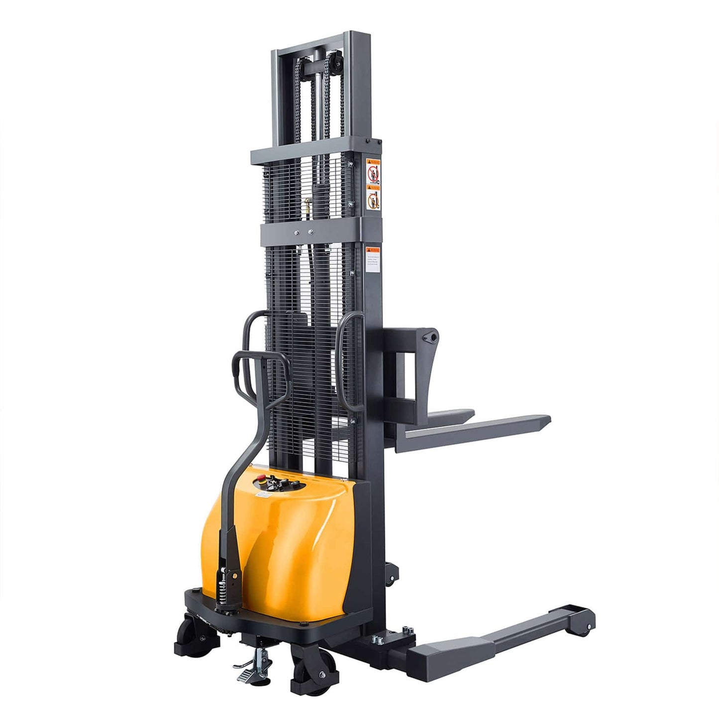 Apollolift Semi-Electric Straddle Stacker  2200Lbs Cap. 98" Lifting
