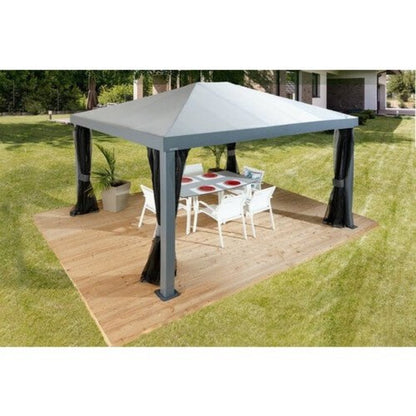 Sojag Gazebo Monteserra Gazebo 10x12 ft. - Light Grey