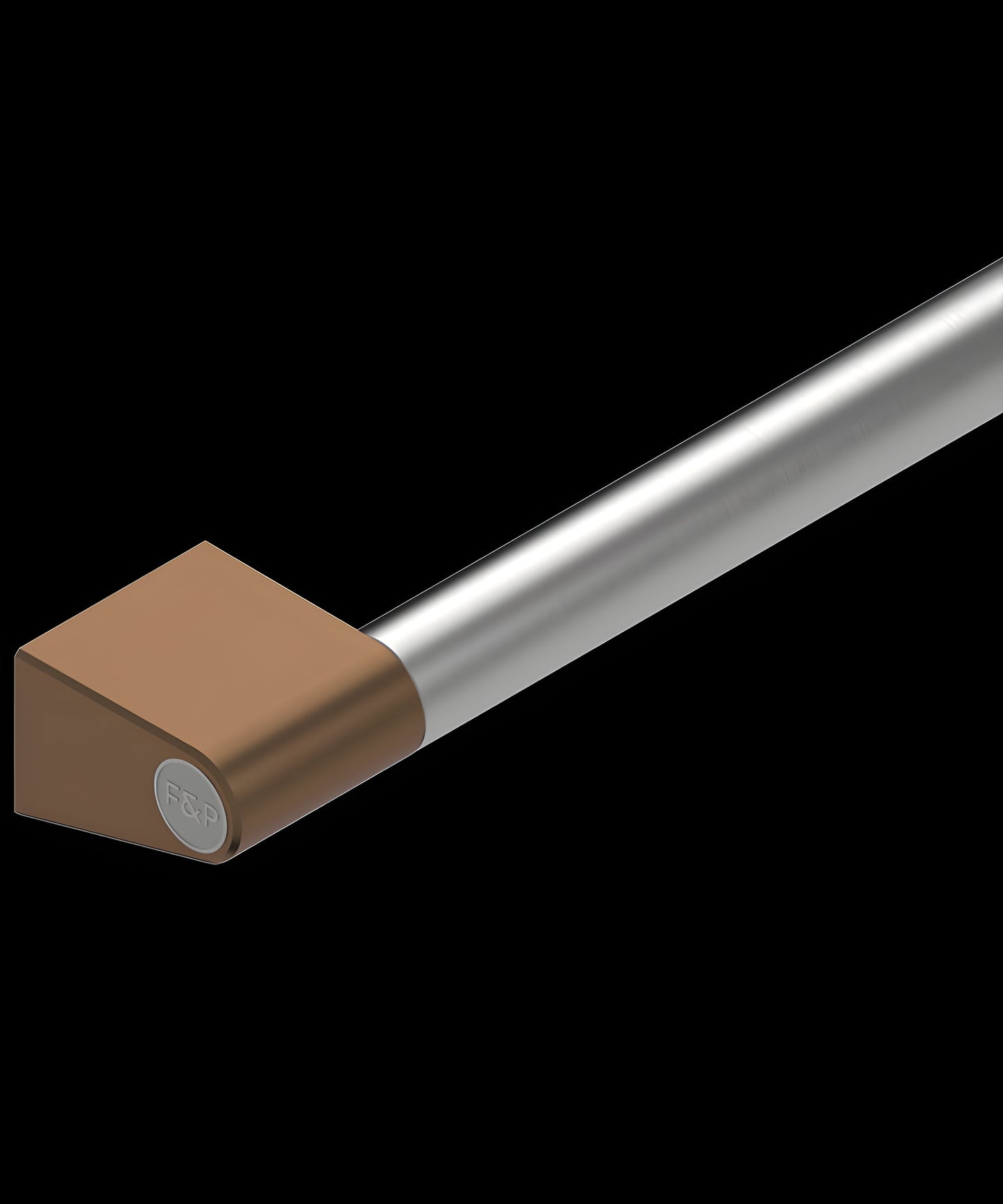 FISHER & PAYKEL AHP3R36DC Professional Round Flush Handle for Ranges, 36" - AHP3R36DC-KT