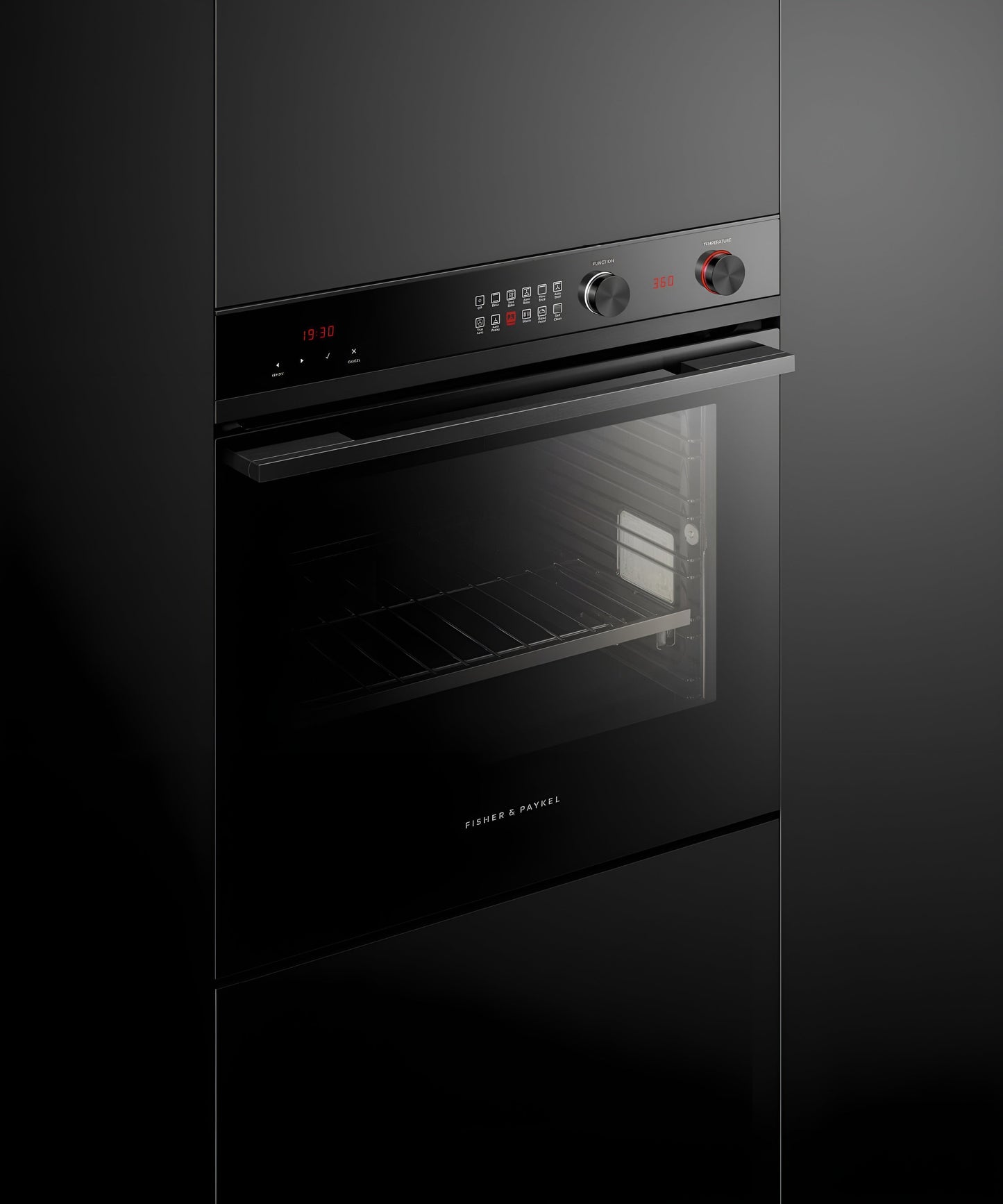 FISHER & PAYKEL OB24SCD11PB1 Oven, 24", 11 Function, Self-cleaning - OB24SCD11PB1-KT