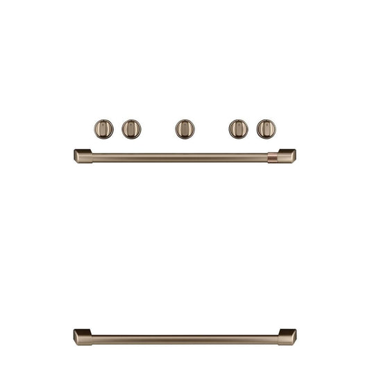 Café Freestanding Gas Knobs and Handles - Brushed Bronze - CXFSGHKPMBZ-KT