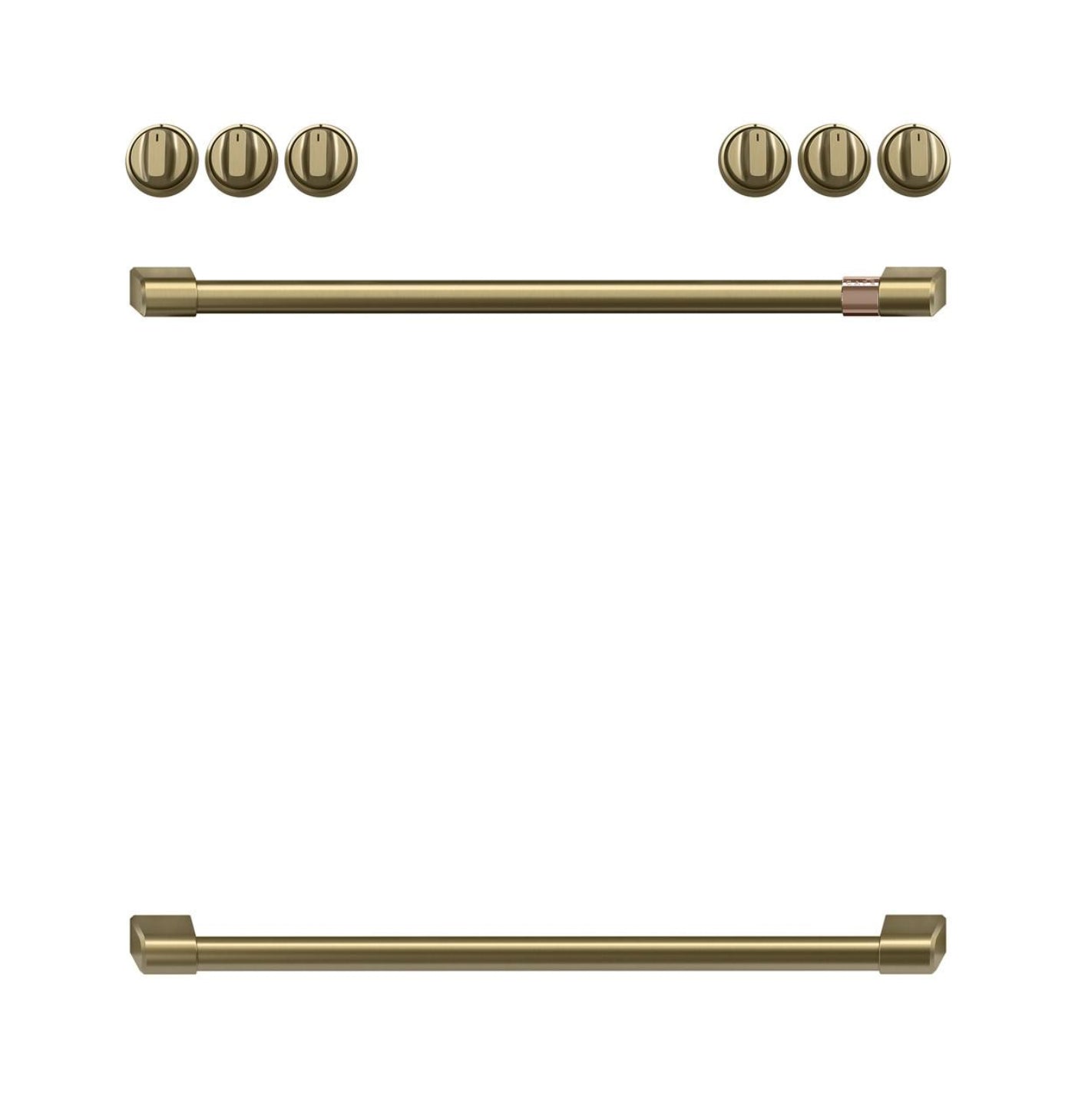 CAFE Café(TM) Handle Kit - Range Brushed Brass - CXFCHHKPMCG-KT