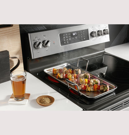 GE APPLIANCES PB965YPFS GE Profile™ 30" Smart Free-Standing Electric Double Oven Convection Range with No Preheat Air Fry - PB965YPFS-KT