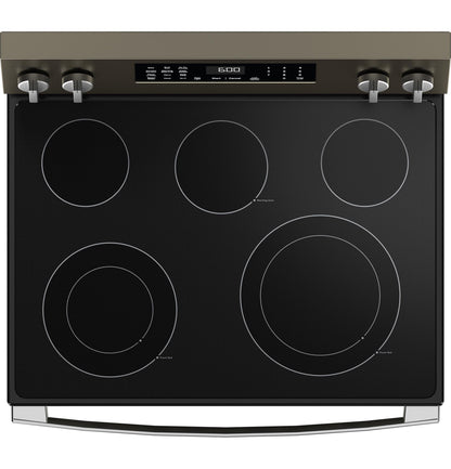 GE APPLIANCES GRF600AVES GE(R) 30" Free-Standing Electric Convection Range with No Preheat Air Fry and EasyWash(TM) Oven Tray - GRF600AVES-KT