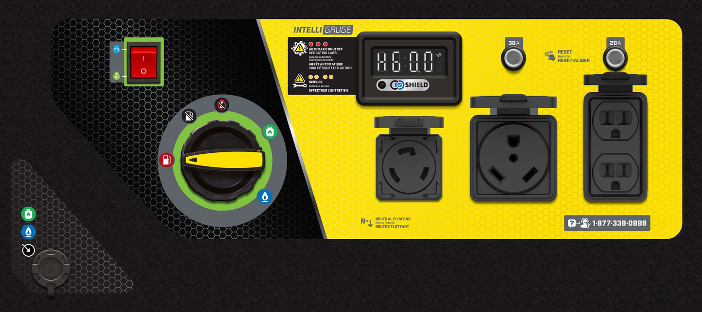 Champion&nbsp; 4000W/5000W Generator Tri-Fuel Gas Propane Natural Gas CO Shield Electric Start New - 201223