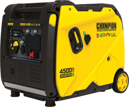 Champion 2001319 3500W/4500W Generator Dual Fuel Inverter Electric Start with CO Shield New - 201319