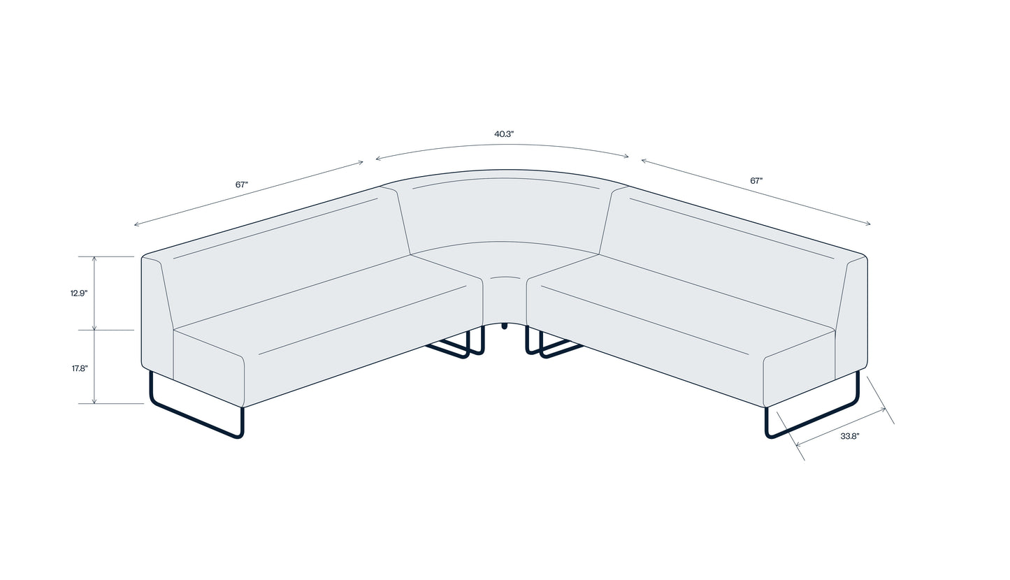 Riverbend Three-Piece Modular Sectional - BPB1084