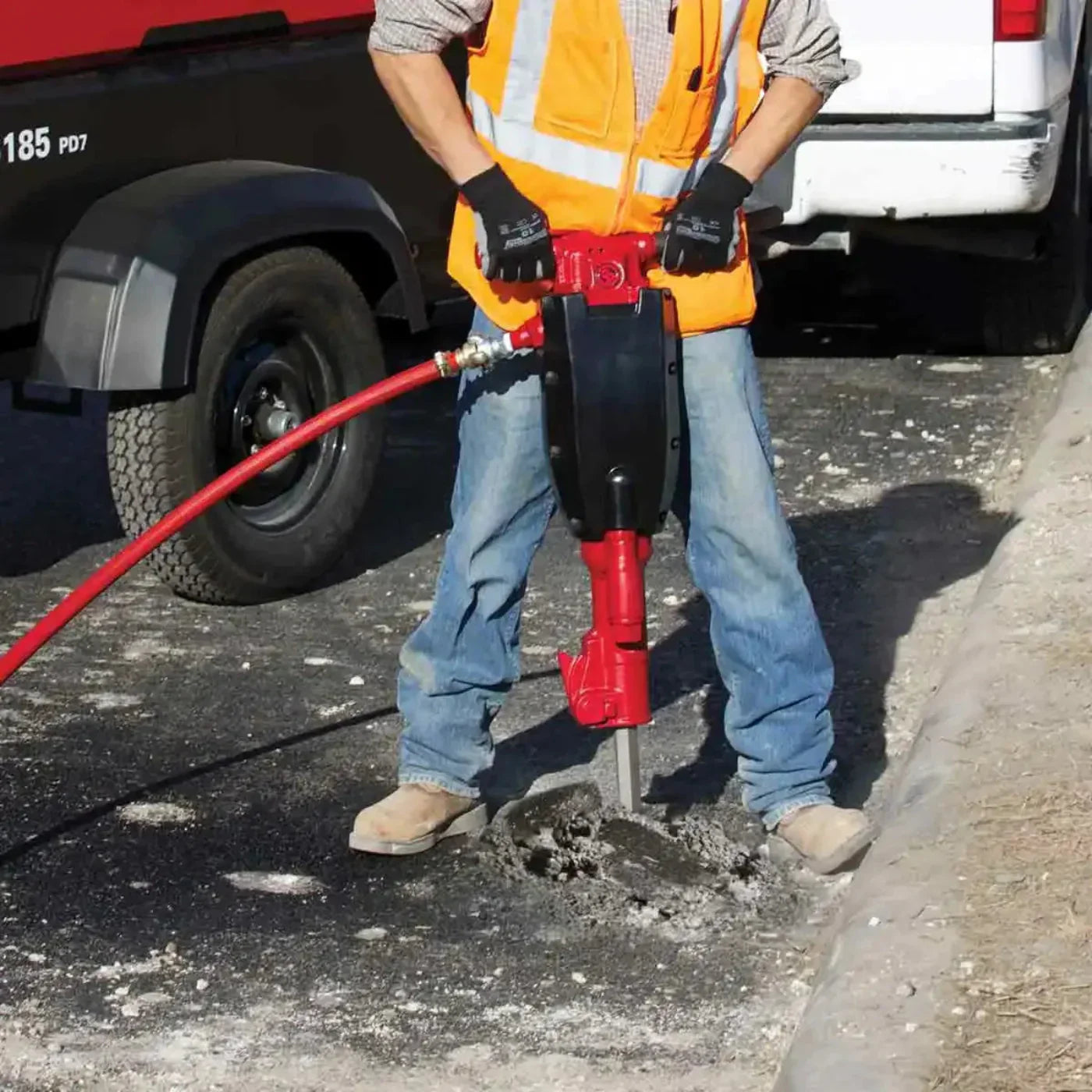 Chicago Pneumatic Pneumatic 90 lb Concrete Breaker - 9293-Std 1-1/8