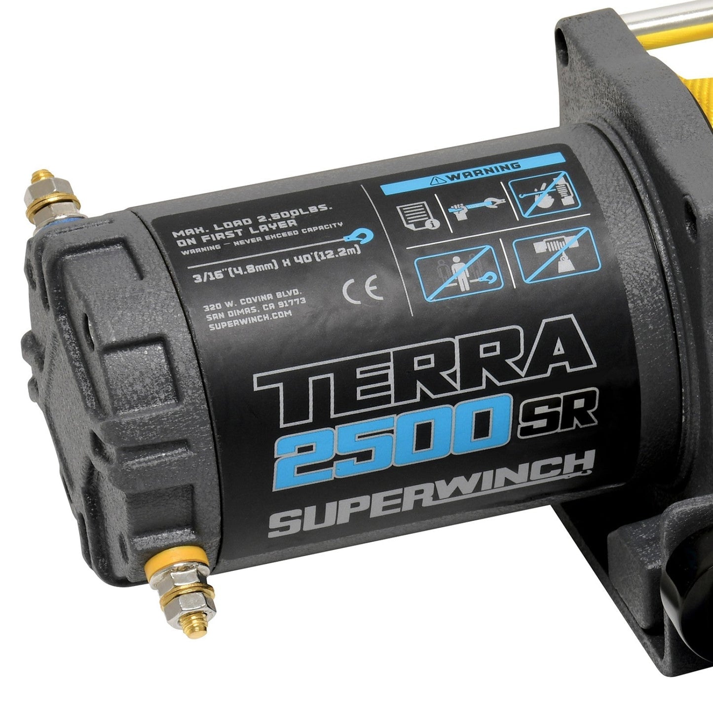 Terra 2500SR Synthetic Rope Winch - 1125270