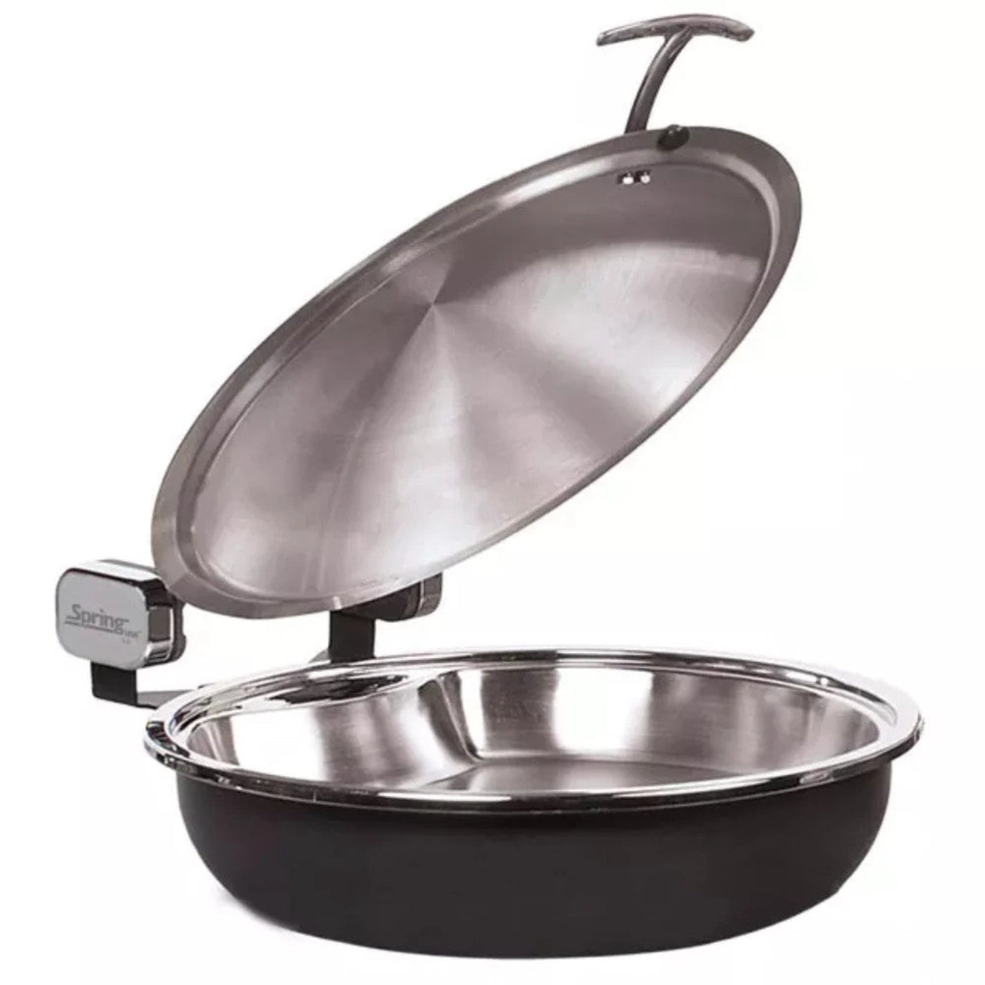 Spring USA 2382-88/36 Titanium Seasons Induction Sauteuse Chafing Dish w/ Black Pearl Accents - SP23828836
