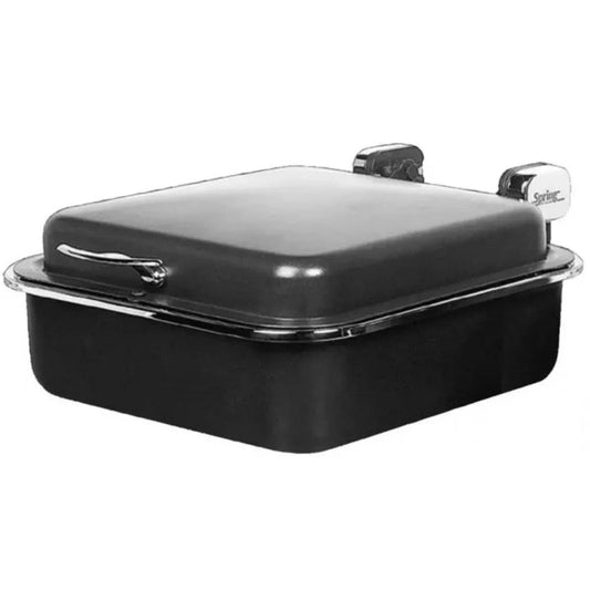 Spring USA 2384-897 Titanium Seasons Induction Buffet Server with Gold Accents - SP2384897