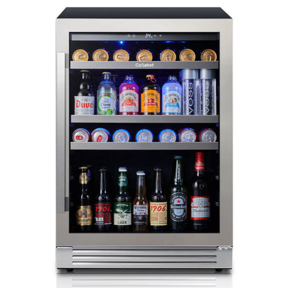 Ca'Lefort 24 inch 220 Can Beverage Refrigerator, Built in & Freestanding - CLF-BS24