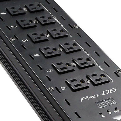 CHAUVET DJ Pro D6 6-Channel DMX-512 Dual 20A Power Dimmer Switch Relay Pack - 24497