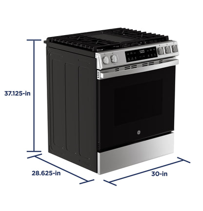 GE APPLIANCES GGS500SVSS GE(R) 30" Slide-In Front Control Gas Range - GGS500SVSS-KT