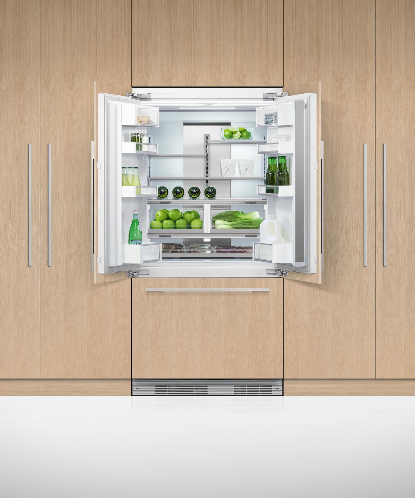 FISHER & PAYKEL RS36A72J1N Integrated French Door Refrigerator Freezer, 36", Ice - RS36A72J1N