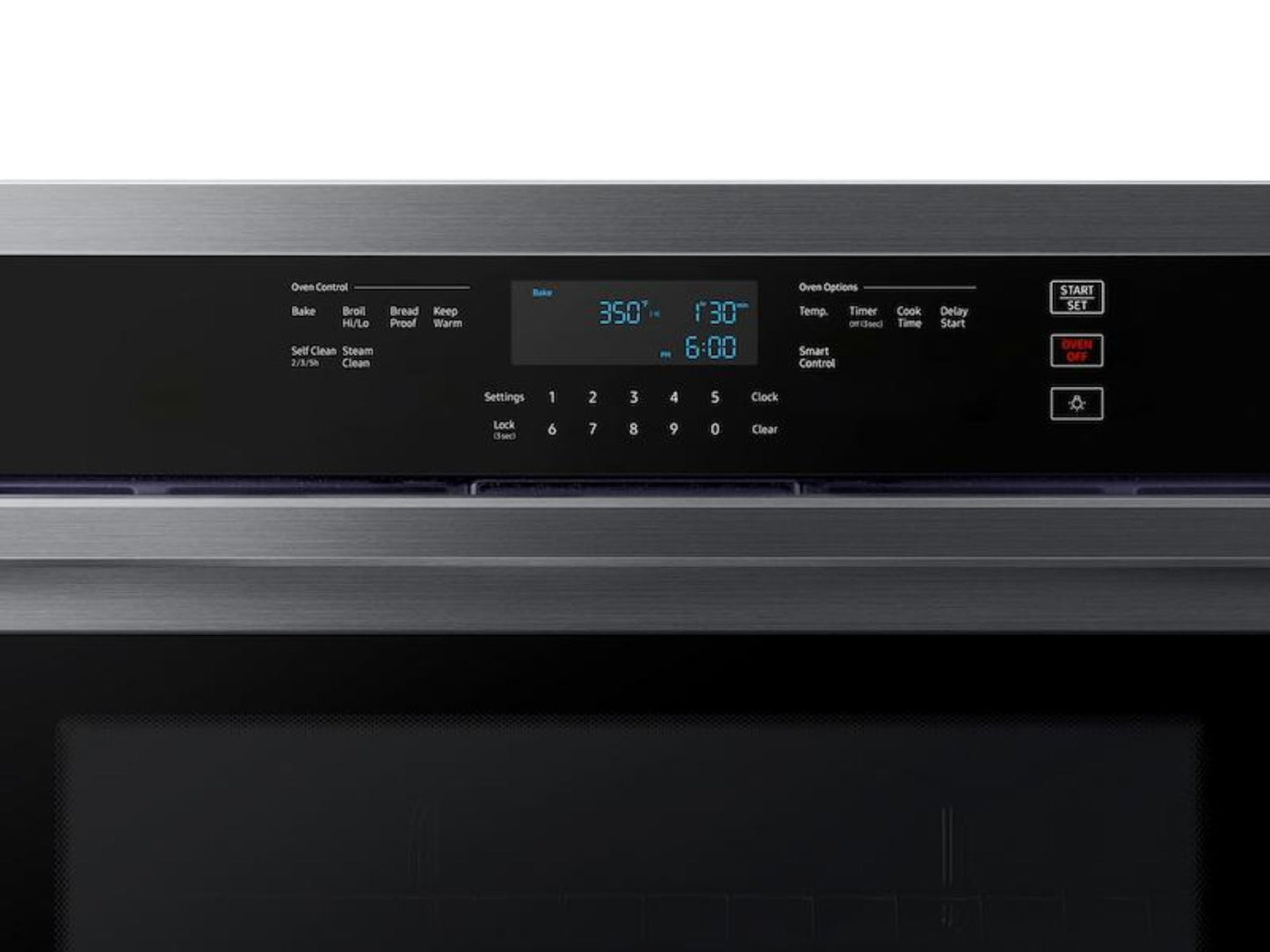 SAMSUNG NV51T5511SG 30" Smart Single Wall Oven in Black Stainless Steel - NV51T5511SG-KT