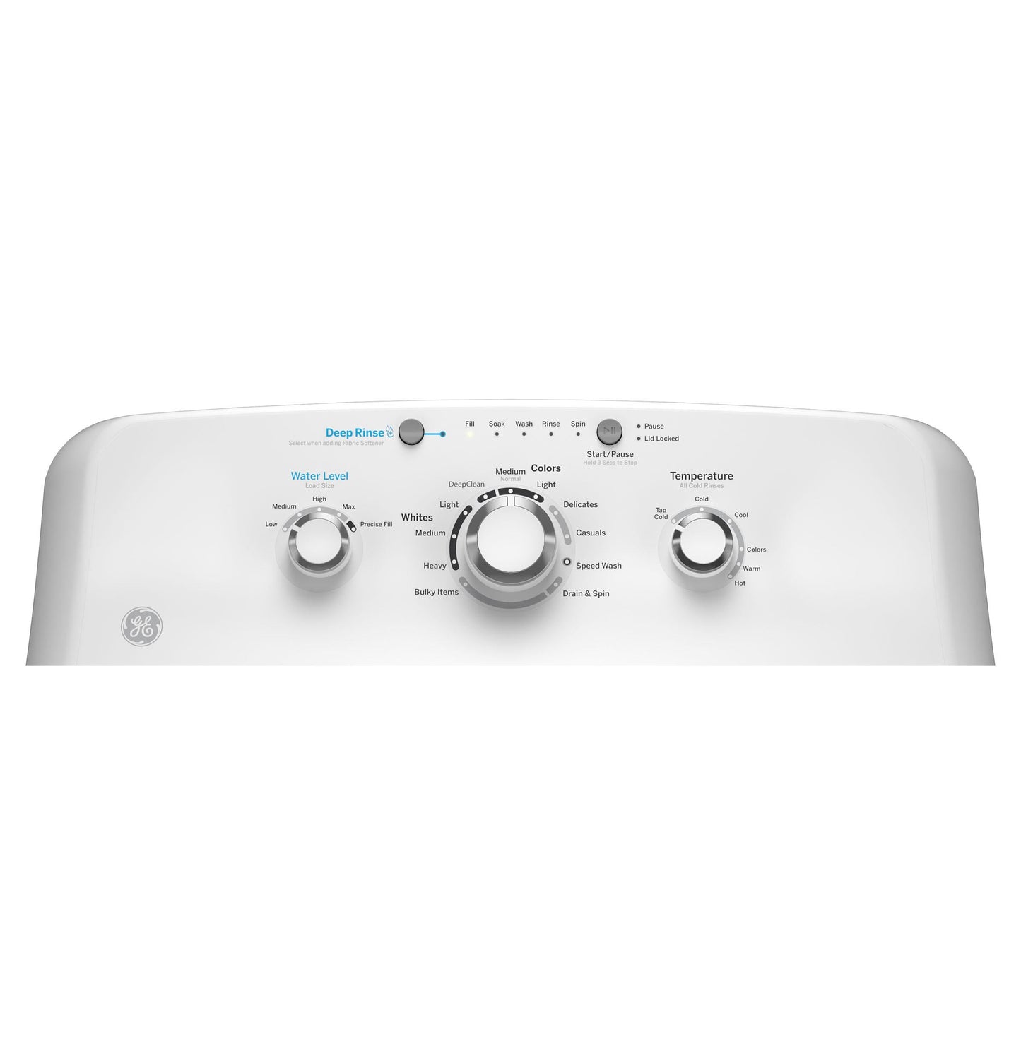 GE APPLIANCES GTW325ASWWW GE(R) 4.0 cu. ft. Capacity Washer with Stainless Steel Basket and Water Level Control&#x200B; - GTW325ASWWW-KT