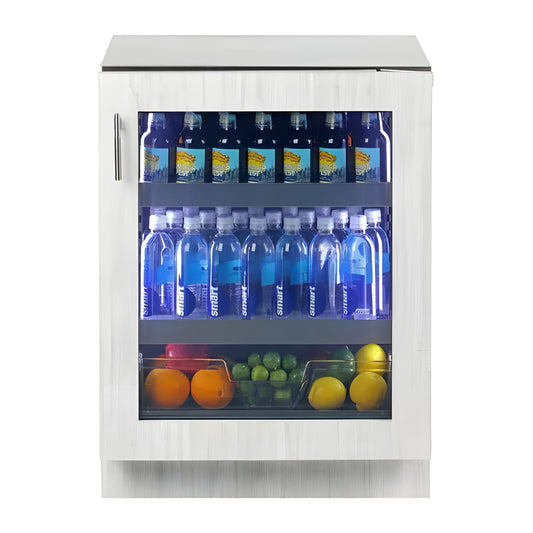 Sapphire Beverage Center 24" ADA / Glass Door Refrigerator with 4.7 Cu. Ft. Capacity - SBCR24