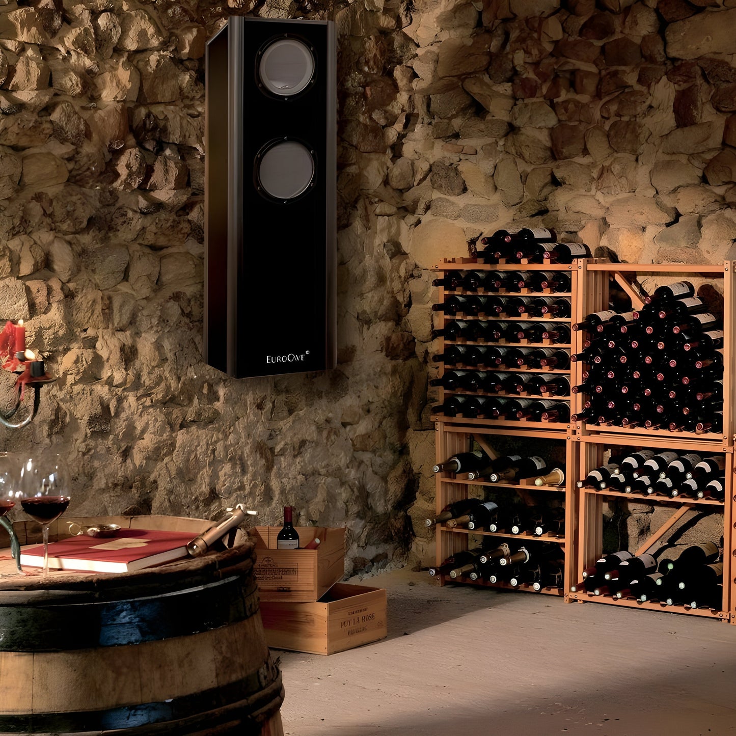 EuroCave INOA 600 Wine Cellar Cooling Unit (Max Room Size = 850 cu. ft.) - 250 02 60