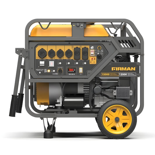 Firman P12002 Generator 12000W/15000W 50 Amp Electric Start Gas With CO Alert New P12002