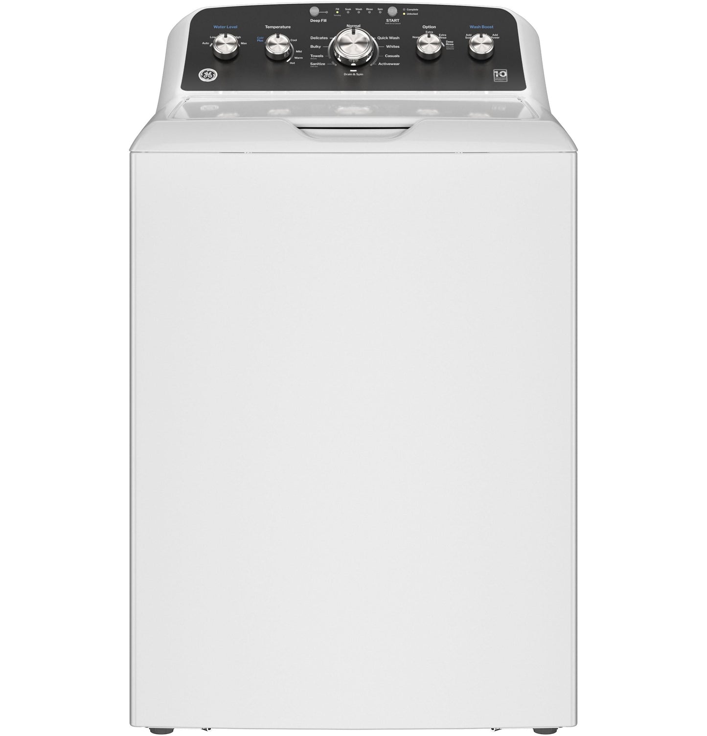 GE APPLIANCES GTW480ASWWB GE(R) 4.6 cu. ft. Capacity Washer with Stainless Steel&#x00A0;Basket,Cold&#x00A0;Plus and Wash Boost&#x200B; - GTW480ASWWB-KT
