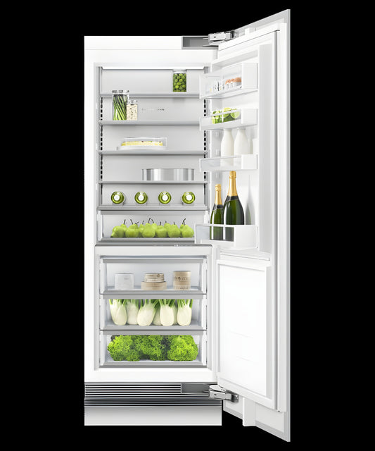 FISHER & PAYKEL RS3084SLK1 Integrated Column Refrigerator, 30" - RS3084SLK1