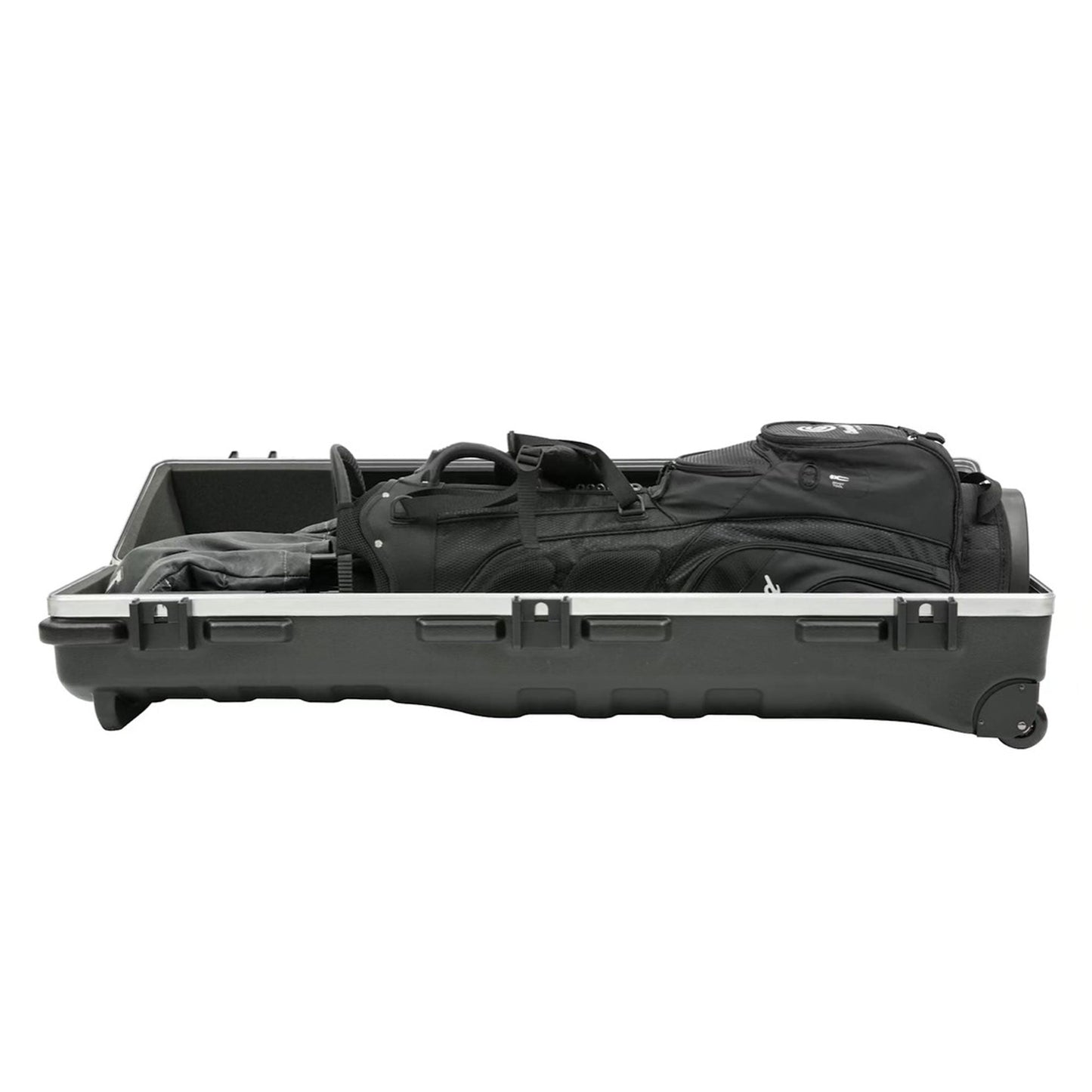 SKB Cases ATA Deluxe Standard Hard Plastic Storage Wheeled Golf Bag Travel Case  - 93190