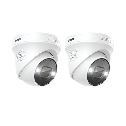 Zosi C225 4K Starlight PoE IP Camera + Optional Cloud/Local Storage - C22545