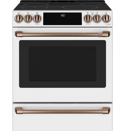 Café Front Control Induction Knobs and Handles - Brushed Copper - CXFCHHKPMCU-KT