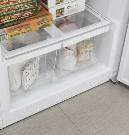 GE APPLIANCES FUF21DLRWW GE 21.3 Cu. Ft. Frost-Free Upright Freezer - FUF21DLRWW-KT